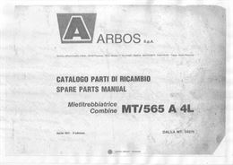 Foto 6 Manuali per mietitrebbiatrice Arbos 565 A4L
