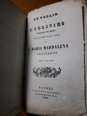 Le Veglie di S. Agostino, Napoli 1836