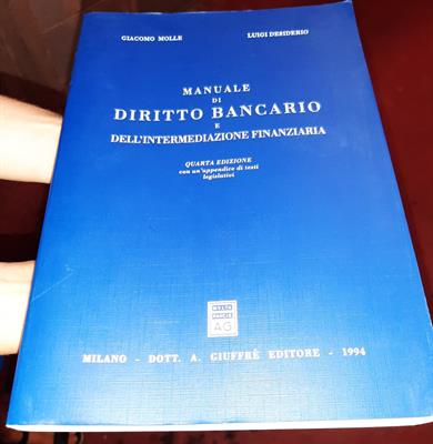 Manuale diritto bancario