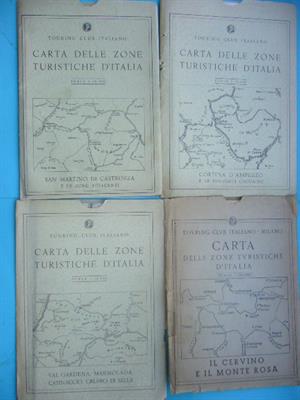 Cartine Alpi TCI Vintage