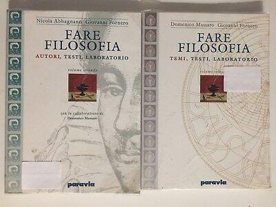 Fare filosofia - volumi secondo e terzo - usati