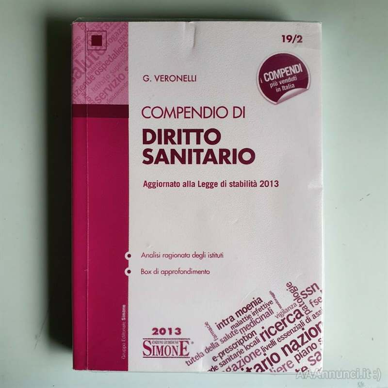 Compendio di Diritto Sanitario - G.Veronelli - Ed.Simone