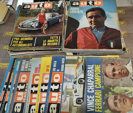 Rivista automobilistica Auto Italiana dal 66 al 69