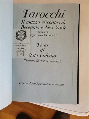 Libro Tarocchi mazzo visconteo testo di Calvino - Anteprima 3
