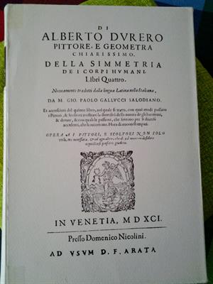 DURERO - Della simmetria dei corpi humani, tipo pergamena - Anteprima 4