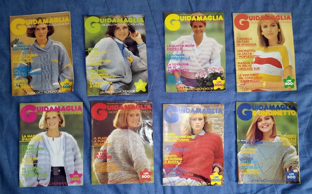 Foto 12Collezione completa Guida Maglia e Uncinetto Pubblicate83-85