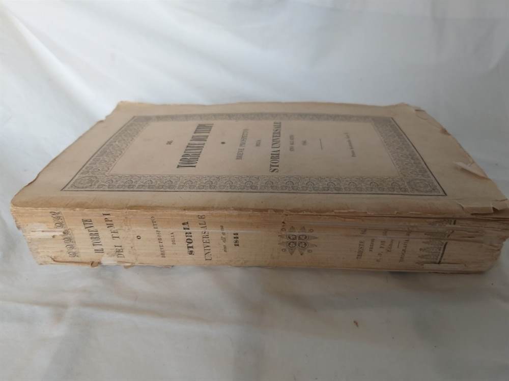 Foto 4Libro antico Il Torrente dei Tempi, Sino all’anno 1844, in buone condizioni