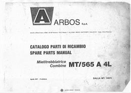 Foto 3 Manuali per mietitrebbiatrice Arbos 565 A4L