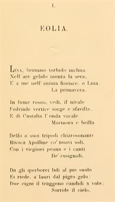 PRIMAVERE ELLENICHE. Poesie di Giosuè Carducci EBOOK