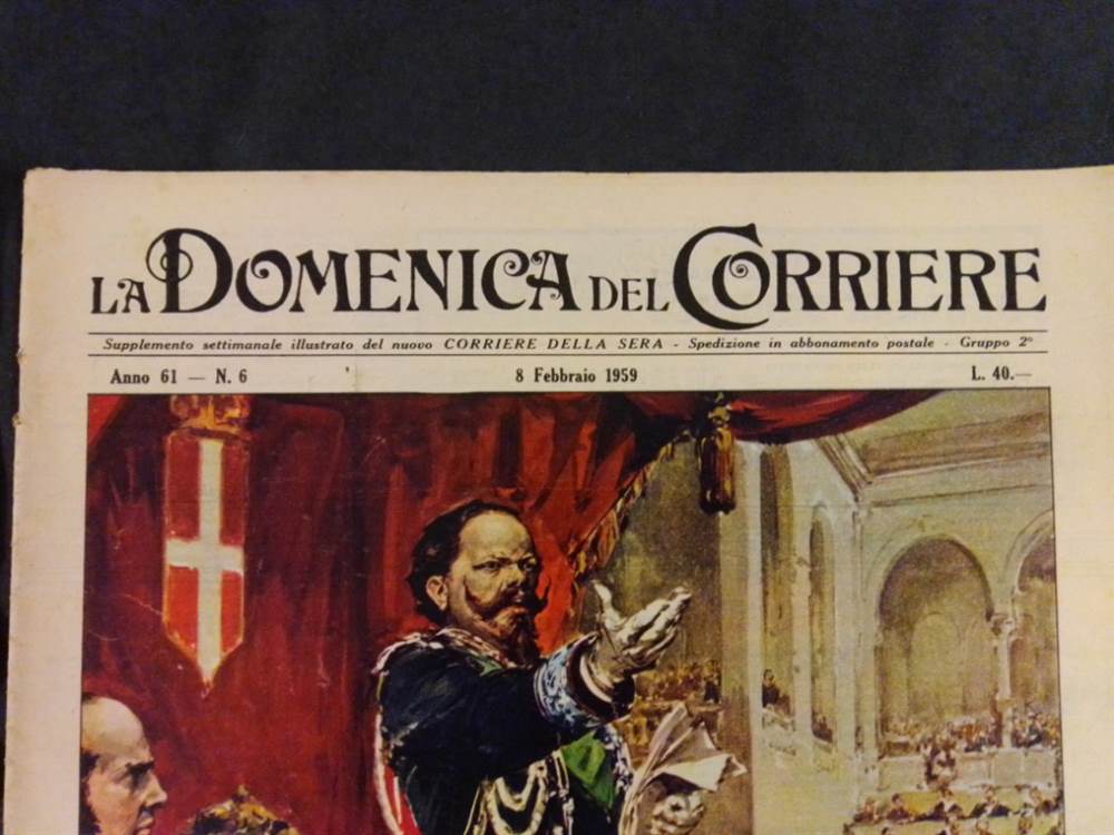 Foto 32 Domenica del Corriere, Hitler e Savoia