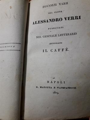 Discorsi del conte Alessandrto