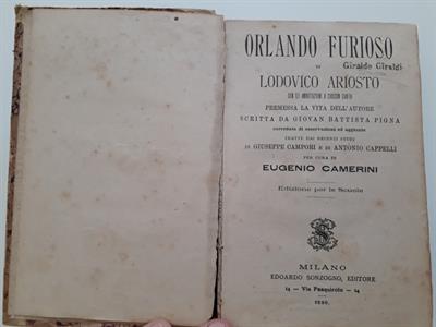 Orlando furioso - Lodovico Ariosto