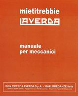 Manuale per mietitrebbia Laverda M112 M132 M152