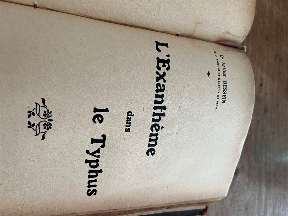 Foto 5Tesi medicina 1920 francese