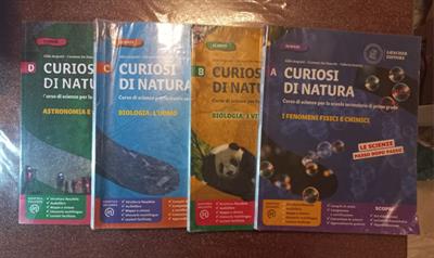 Libri scuola media usati: scienze, Curiosi di natura