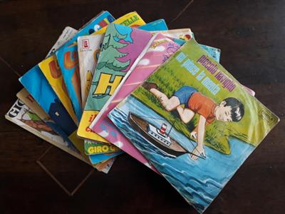 12 dischi 33 giri vintage per bambini