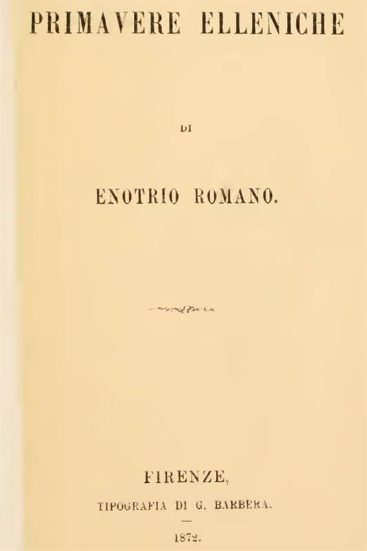 Foto 2PRIMAVERE ELLENICHE. Poesie di Giosuè Carducci EBOOK