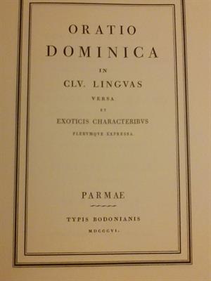 BODONI Oratio Dominica - Anteprima 2