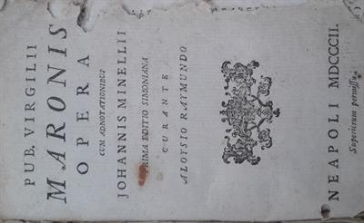 Tutte le opere di Virgilio libro del 1802